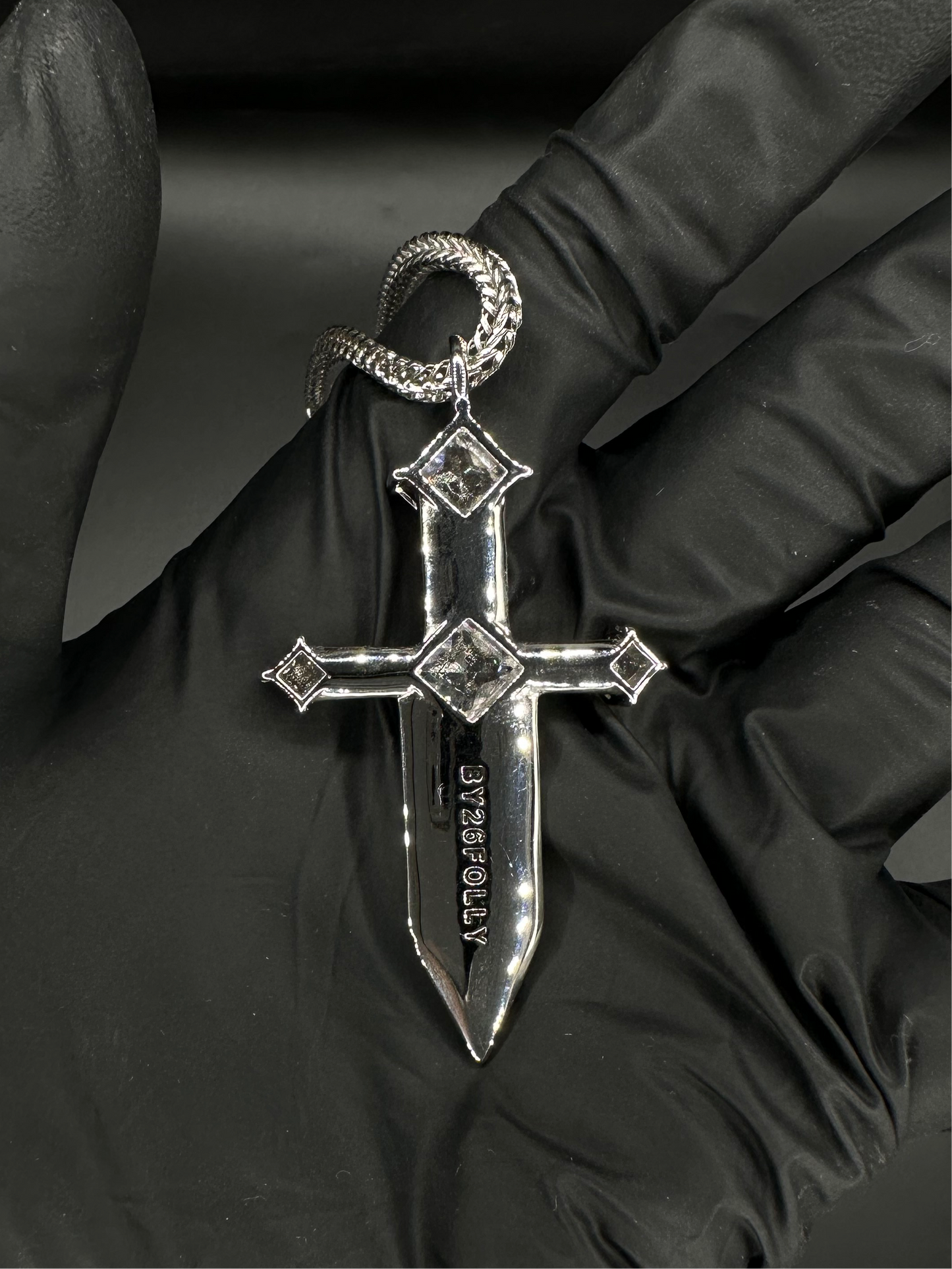 Diamond Dagger Necklace